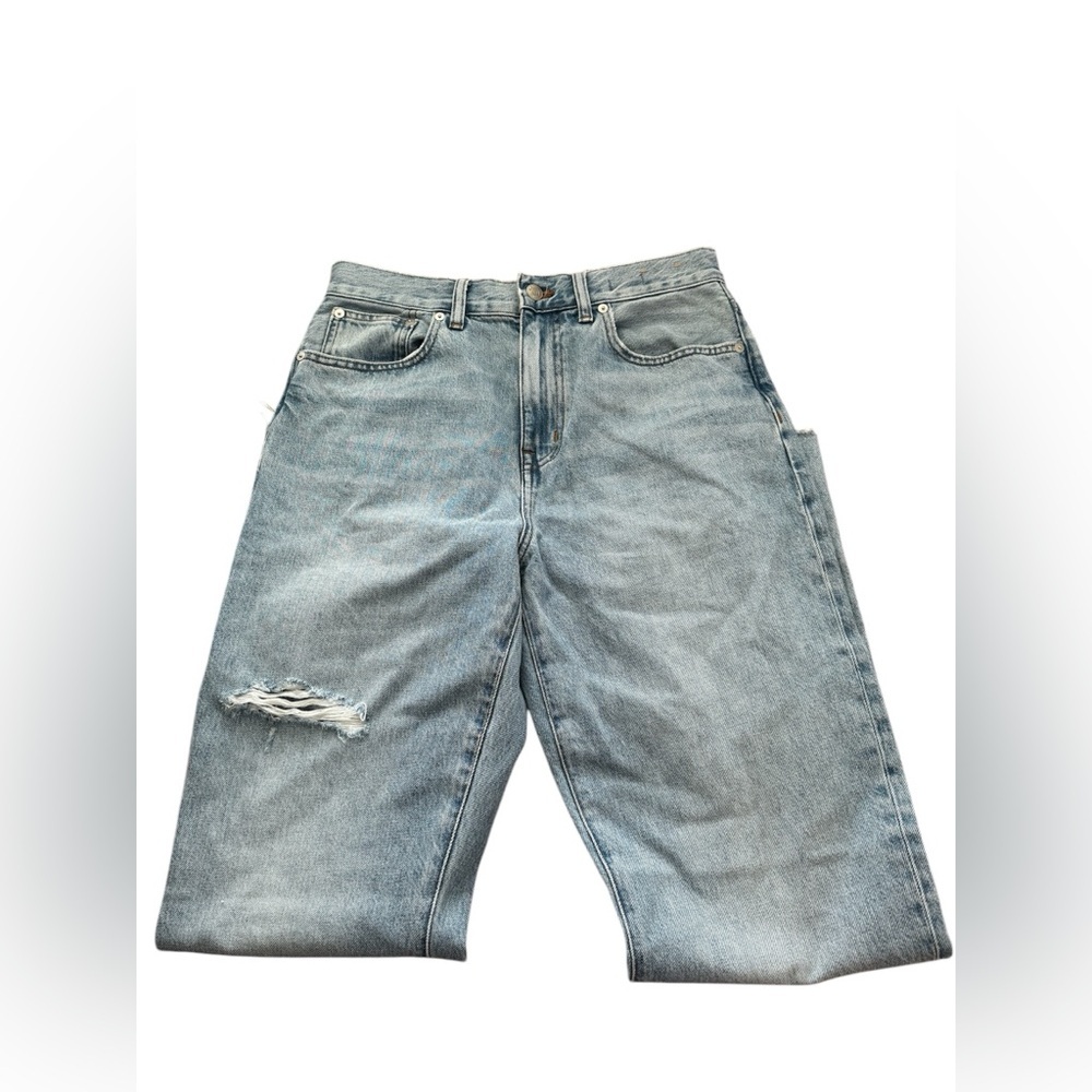 Madewell The '90s Straight Jean - Picture 3 of 8